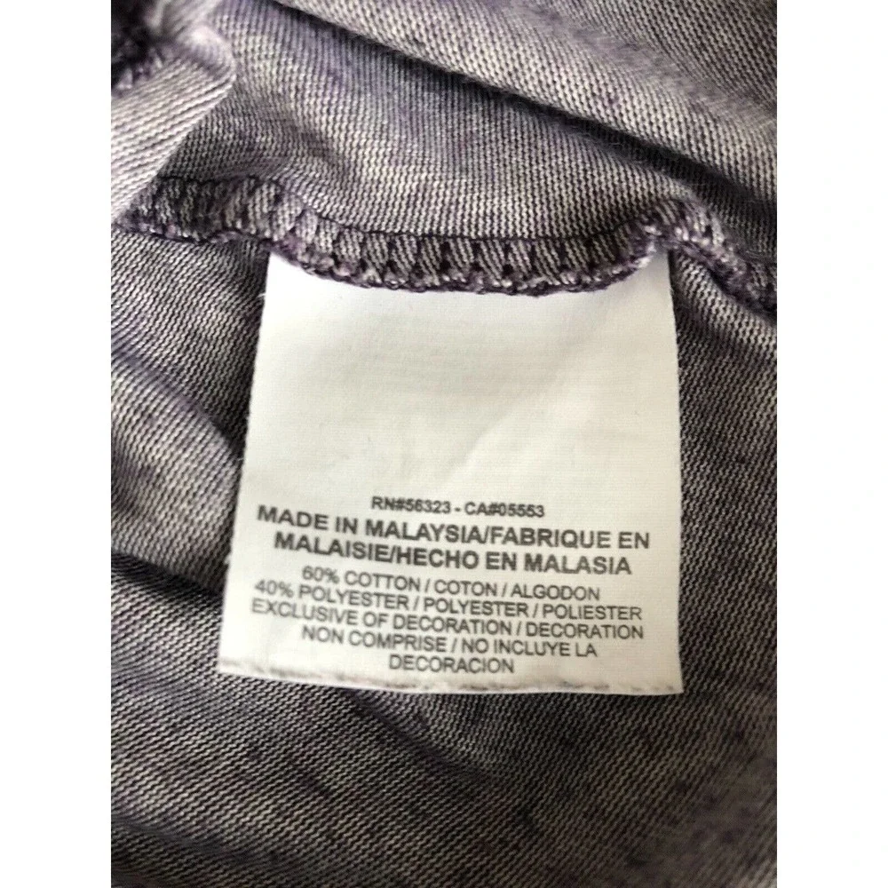 Women's Nike Dri-fit‎ Heathered Purple Long Sleeve Shirt Size Large Slim Fit